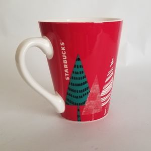 Starbucks 2017 Red Christmas Tree Coffee Cup 13oz.